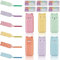 GAOUTO 36 Stück Mini Textmarker, Macarons Mini Kinder Textmarker, Bär Stifte, Süße Leuchtstifte für Kinder, Highlighter Marker, Highlighter Pen Set für Geschenke, Party, Geburtstag, Schule (6 Farben)