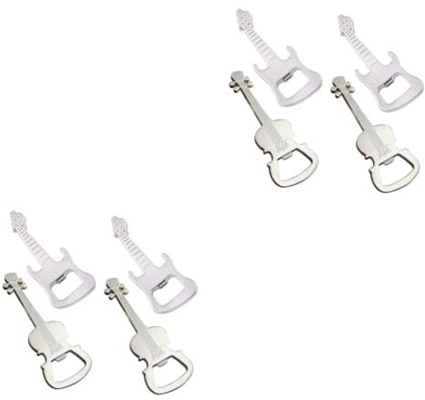 COLLBATH 8pezzi Apribottiglie Portachiavi Design Musicale Strumenti Musicali Per Feste Cucina e Barbecue e Leggero Resistente Corrosione