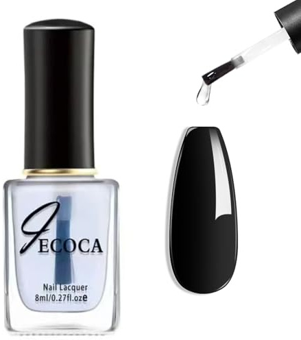 Clear Nail Polish - 2-in-1 Quick Dry Top Coat & Base Coat - Nail Polisher 2 In 1 - Clear Nail Varnish - Quick Dry Nail Polish Strengthening - Nail Varnish Top Coat