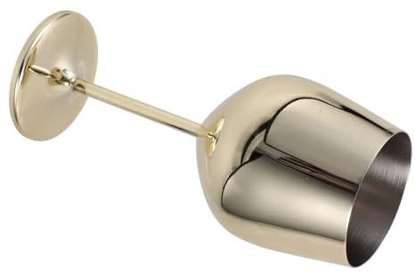 Gatuida Copa Champán Acero Inoxidable Irrompible Dorada Alta Resistencia para Vino y Cócteles Ligera Portátil para Fiestas y Regalos