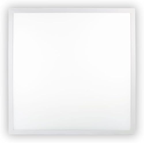 ENOVALITE 2er Pack LED-Panel 60x60cm Rasterleuchte, 36W 3600lm, 4000K | Neutralweiß, flache Deckenleuchte, inkl. Marken-Netzteil 230V, Einbauleuchte für Armstrong Rasterdecke
