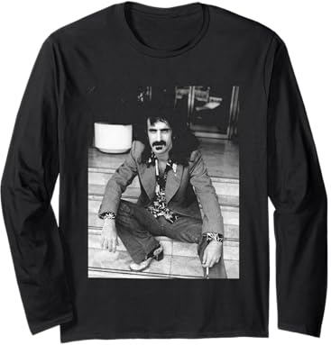 Frank Zappa 10 Anni del Tour delle Madri a Londra 1974 Maglia a Manica