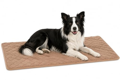 Flamingo hundebett - katzenbett orthopädisch Weimar beige - Komfortables hundekissen XXL - 100,5x63x2cm