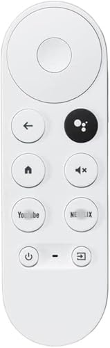 G9N9N Télécommande vocale pour Google Chromecast Snow GA01919-US 4K Google TV Streamer Télécommande