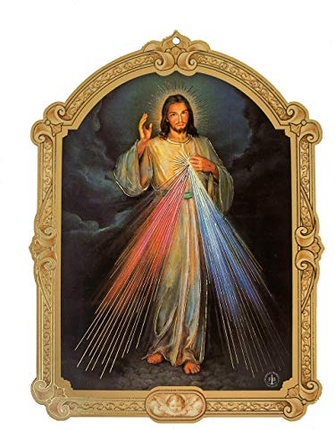 Bild Jesus Vertrauen Sie auf Sie 14,5 cm x 10,5 cm - religiöse Fotogalerie zur Konfirmation, Erstkommunion, Geburt, Hochzeit, Gnade, Bild Jesus, barmherzig, christliches Geschenk