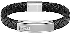 BOSS Jewelry Armband für Herren Kollektion LANDER Schwarz - 1580178M