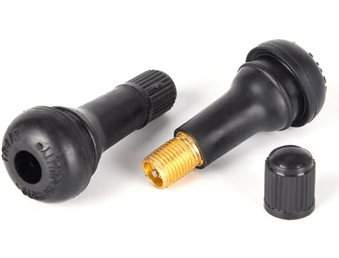 AUTOZOCO Válvula de neumático TR 412, Válvula de Rueda TR 412, Válvula de Goma TR 412 para Llantas tubeless, Válvula para neumático sin Cámara, 35 mmde Largo, Rango de presión: máx: 4,5 Bar