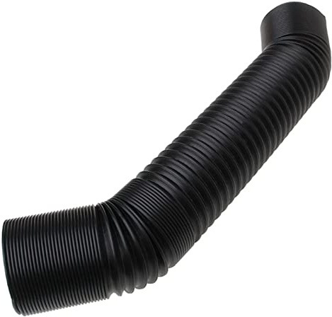 Tomas Aire Tubo Admisión 1m 80mm Apto para Filtro Aire 1XCF Manguera Entrada Aire Coche Negro Manguera Tubo Alimentación Flexible