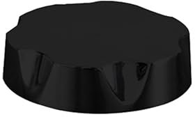 Cono valvola girevole per sifone vasca da bagno, manopola nera