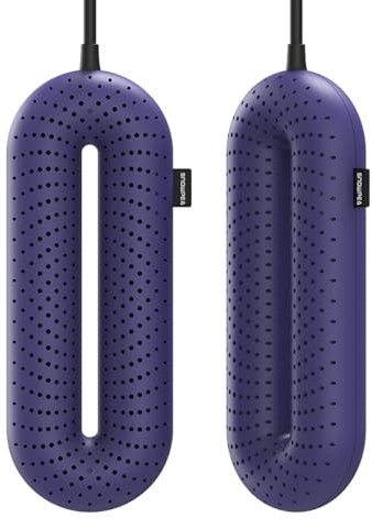 Snowpea Asciugascarpe elettrico, asciuga scarponi da sci elettrico per scarpe, stivali da lavoro, guanti con timer da 3/6/9 ore