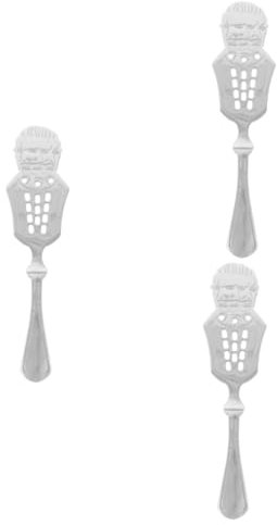 Gatuida Set Di 3 Cucchiai Per Assenzio Con Scolapasta in Acciaio Inossidabile E Cucchiaini Per Zucchero