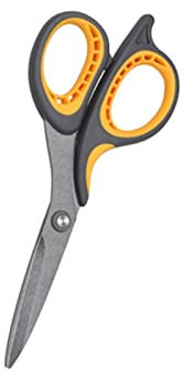 Tijeras de cocina para el hogar, tijeras de sastre de punto de cruz para cortar papel, costura, bordado (Giallo)