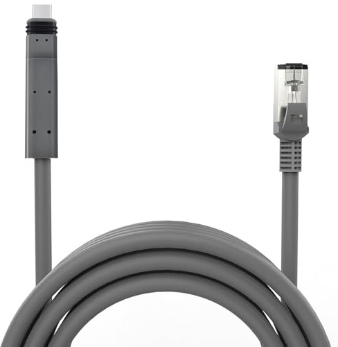 Bewinner Cavo di Prolunga Cavo Standard Satellitare Rettangolare Resistente Alle Intemperie 1200 Mbps di Ricambio per Antenna Parabolica Gen 2 (V2)