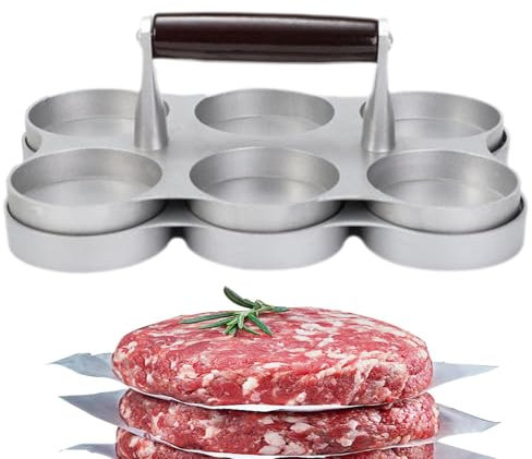 Burger Press - Smash Burger Press | Burger Smasher | Meat Press | Burger Maker | Burger Smasher Press | Meat Patty Hamburger Maker | Stuffed Burgers Press for Making Patties, Crab Cakes, Dough