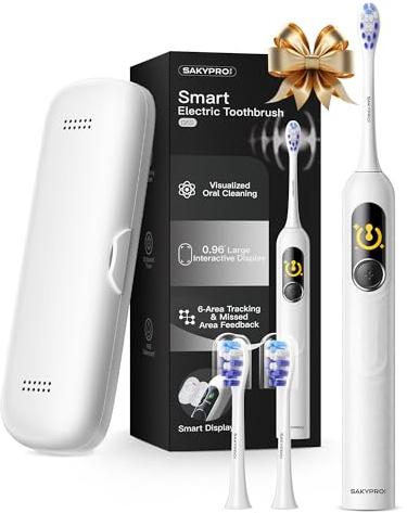 G5S AI Electric Toothbrush with Score Display for Teens Adults Kids Gift