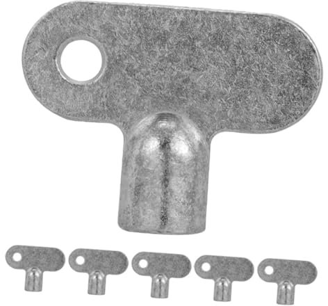 HOMOCONO 6pcs Radiator Air Bleeder Valve Key Radiator Bleeding Valve Key Tail Utility for Square