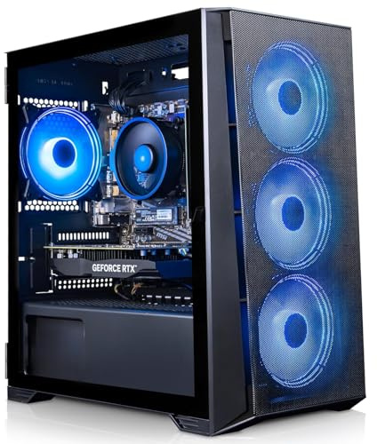 ADMI Gaming PC - Intel i5 12400F - RTX 5060 8GB - 16GB DDR4-1TB NVMe - X= Airflow RGB (Black) - WIFI - No Operating System