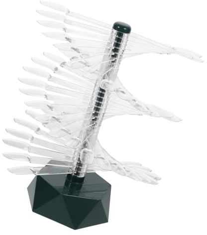 Mipcase Expositor de Uñas Acrílico Espiral 60 Piezas para Decoración de Uñas, Diseño Único y Funcional para Mostrar Colores y Practicar Manicura Estilo Aleatorio