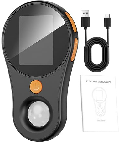 Microscopio Digitale Portatile - Lente d'Ingrandimento Digitale | 500X Con Luce LED Per Gioielli Circuiti E Piante