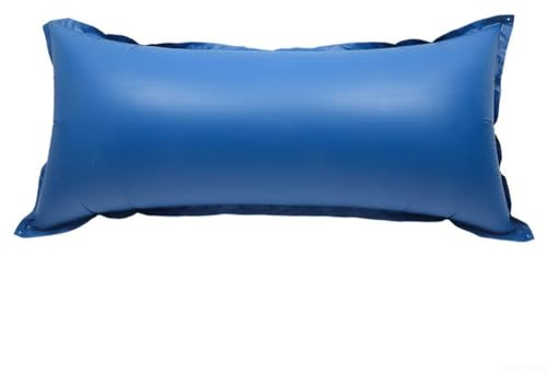 Pumixiy Petit oreiller gonflable de piscine – Tapis flottant en PVC durable pour la protection des feuilles dans les piscines et baignoires, 115 x 230 cm, bleu (petit (115 x 230 cm)