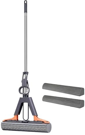 Palo telescopico dello strumento domestico del mocio | Mocio in spugna per la pulizia dei pavimenti per cucina, bagno, camera da letto, sala da pranzo, dormitorio e appartamento