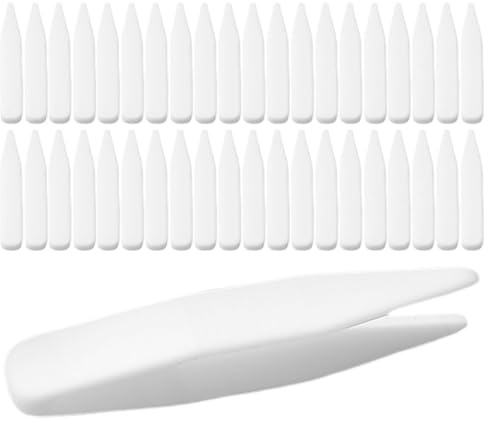 Ipetboom Pinzas y Diseño Portátil Estructura de Agarre Seguro de Color de Plástico de Color 100 Piezas para Manualidades y Belleza para Uso en Maquillaje y Plegado de Pestañas