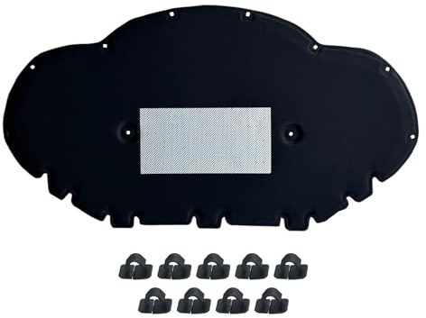 GEPCO Motorhaubendämmung Motorraumdämmung Dämmmatte Motorhaube mit Clips kompatibel mit SKODA OCTAVIA IV NX Liftback, Kombi, RS ab 2019 | OEM 5E3863831