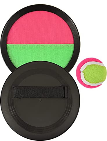 eMKay® Catch Ball Game Set | Toss and Catch Sticky Paddle Ball Game for Kids | Outdoor Garden Beach Catch Toy | Parent & Child Interactive Sports Game Set