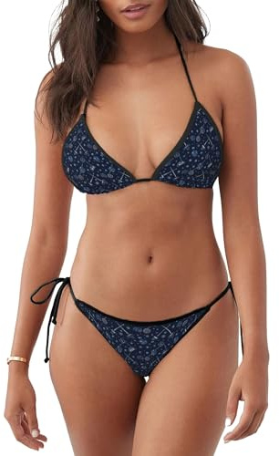 Spela hockeytryck bikini set vadderad trikini baddräkt push-up baddräkter för strand pool semester, Bikini 1652, S