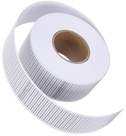 Cryfokt 50 M Gör-det-själv-musikdosa Pappersremsor för Handvevad Komposition, Perfekt Present Till Musikälskare (30-tons blank papperstejp [50 meter full rulle])