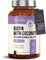 Biotina Capelli 12.000 µg Ultra Forte | Scorta per 1 Anno | Integratori Per Capelli Donna e Uomo | Cocco e B7 Vitamine Per Chioma Crescita e Brillantezza | Biotina Unghie | VitaBright Biotin