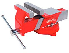 RIBIMEX PRETAU125/A Schraubstock 125 mm Stahl, schwarz