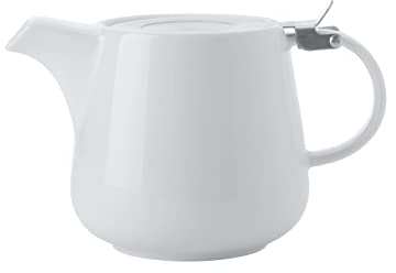 Maxwell & Williams AY0350 Round Teekanne aus Porzellan, Weiß, 1200 ml | Artikelnr. AY0350, 1 Round Teekanne aus Porzellan 1200 ml