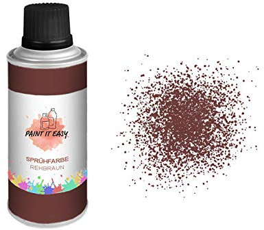 PAINT IT EASY Sprühfarbe, Sprühbastellack, Farbspray, 150ml, Rehbraun