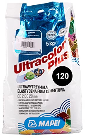 MAPEI ULTRACOLOR PLUS 5kg 120 schwarz - zementäre Flexfuge für Fugenbreiten bis 20 mm