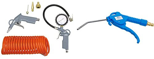 ABAC 6 Pièces Kit d'Accessoires & BGS 3208 | Soufflette à air comprimé | 100 mm