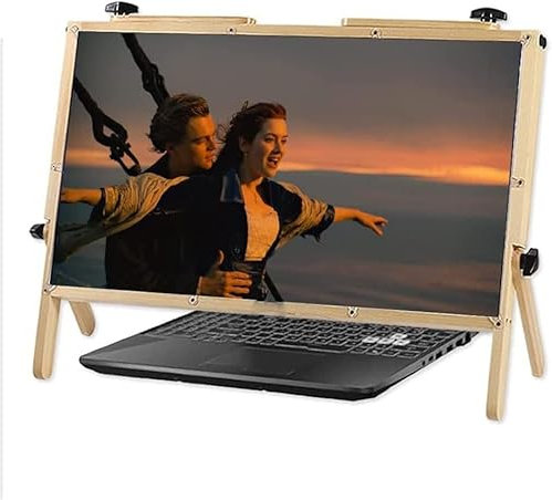 MBROS Laptop-Bildschirmlupe, Gaming-Video-Monitor-Lupe, Verstärker-Halterung für Handy-Laptop, ultraklare Blu-ray-3-fache Vergrößerungslinse, perfekt
