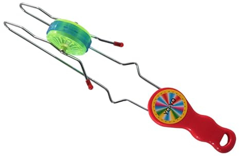 Generic Rail Twisters Leuchtender Kreisel blinkende Gyro-Räder mit Spinnrad, leuchtende Gyro-Räder, Vintage-Fidgets-Spielzeug