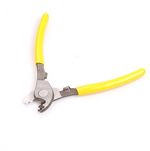 10 Inch Cable Wire Cutter Chrome Vanadium Steel Cutting Pliers Hand Cutting Tool for Cutting High Voltage Cables, Telephone Lines