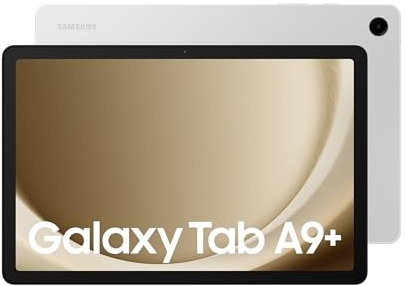 Samsung Galaxy Tab A9+ Android Tablet, 64GB Storage, Large Display, 3D Sound, Silver, 3 Year Manufacturer Extended Warranty (UK Version)