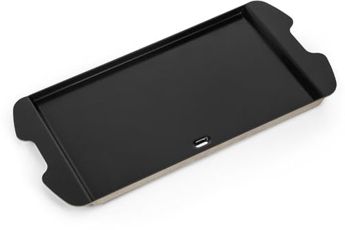 Onlyfire Piastra per Griglia per Barbecue a Gas Portatile Weber Traveler, Piastra per Barbecue in Ceramica Antiaderente per Cucinare All'aperto