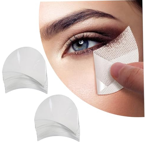 Cinta adhesiva para sombras de ojos 100 pcs para evitar residuos de maquillaje plantilla autoadhesiva para sombras de ojos cinta de maquillaje para sombras de ojos extensiones de pestañas