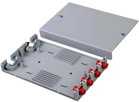 GHZHANG 10PCS Optical cable terminal box 4-port optical fiber terminal box fused fiber box junction box tail fiber box(4Core FC SM)
