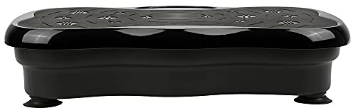 MUL-BOUTIQUE Plataforma vibratoria,Placa vibratoria,con altavoz Bluetooth,capacidad de 102 kg,dispositivos de fitness quema grasa y esculpiendo el cuerpo para hombres y mujeres. (Negro Puro)