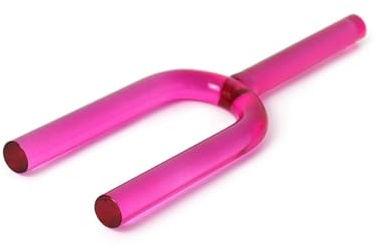Klanggabel aus rosafarbenem Naturquarzkristall – 7 Töne (C bis B), 16 mm heilende Stimmgabel for Yoga, Meditation und Klangtherapie(432Hz,G)