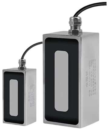 WCKNKPJKN Electroimán Rectangular de Barra Larga, Potente succión, 12 V CC, 24 V, pequeño, solenoide, Ventosa.(P50x30x20 30kg,24V)