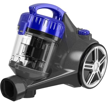 Russell Hobbs® Compact XS Bagless Cylinder Vacuum Cleaner Lightweight 700W, 1.5L, Grey & Silver, Triple Filtration, for Hard floor, Quiet Mark Approved, 3-in-1 Tool, 2 Year Guarantee RHCV1612