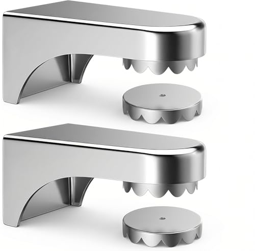 Juego de 2 soportes magnéticos para jabón, no requiere taladrar, soporte magnético de acero inoxidable, montaje en pared, sin taladrar, con cubierta de flores, imán de jabón, adecuado para lavabos
