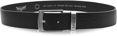Levi's Herren Hebron Gürtel, Schwarz (Noir Regular Black 59), 80 cm