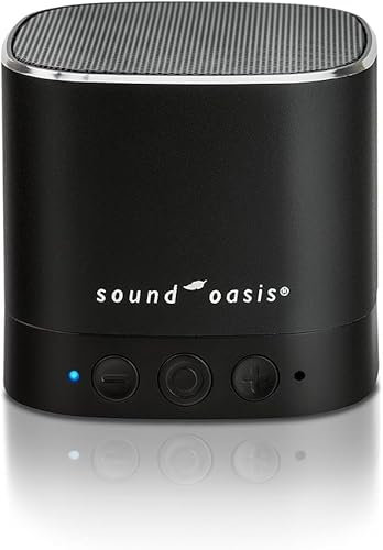 Sound Oasis® Bluetooth® Tinnitus Sound Therapy System® - Sleep Better, Manage and Mask Tinnitus, 25 Built-in Sounds for Tinnitus Relief, 12-Hour Sound Duration